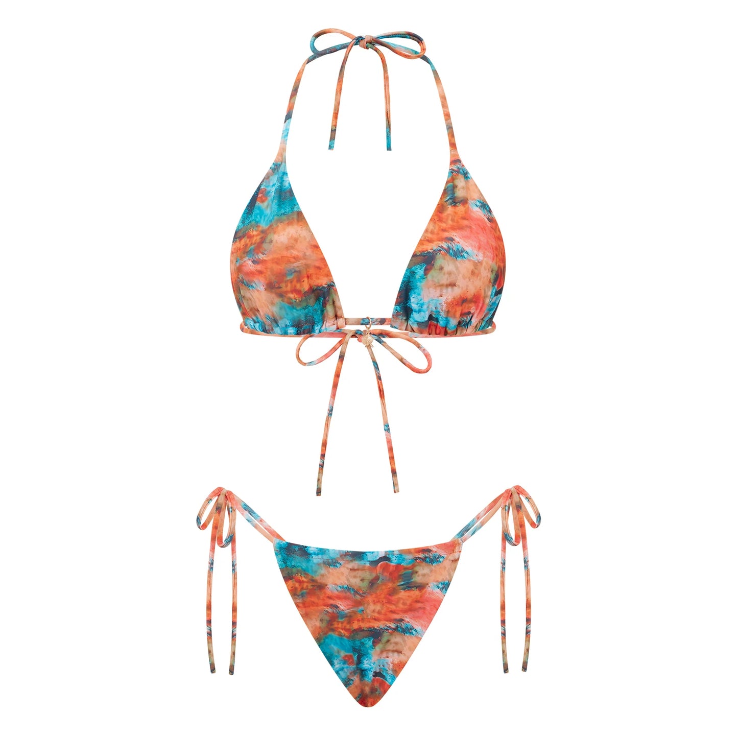 Floral Halter Bikini Set Chic and Sexy
