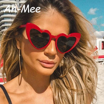 Vintage Love Shape Sunglasses