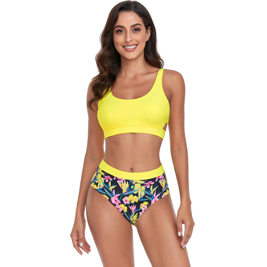"Tummy Control High Waist Bikini Set

"