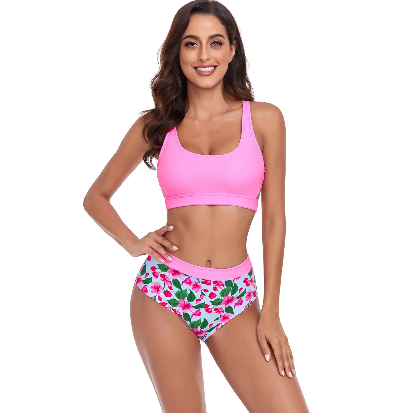 "Tummy Control High Waist Bikini Set

"