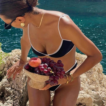 Sexy High Cut Padded Monokini Swimwear